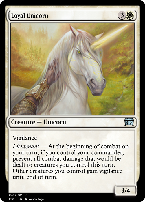Loyal Unicorn (PZ2-70729) - uncommon