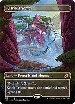 Ketria Triome (IKO-310) - rare: (Showcase) (Borderless) - Foil