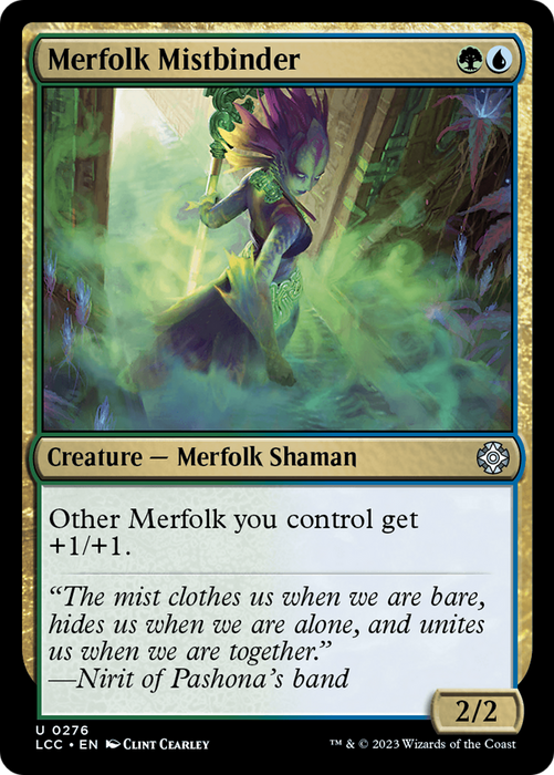 Merfolk Mistbinder (LCC-276) - uncommon