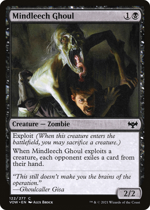Mindleech Ghoul (VOW-122) - common - Foil