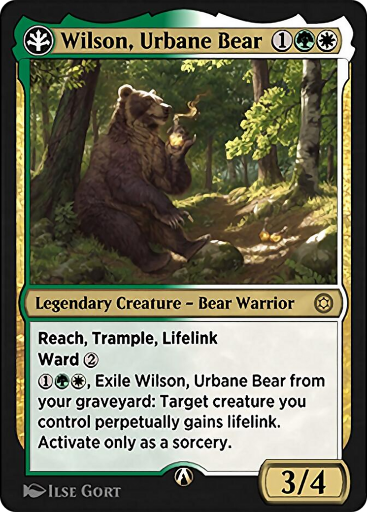 Wilson, Urbane Bear (HBG-19W) - rare