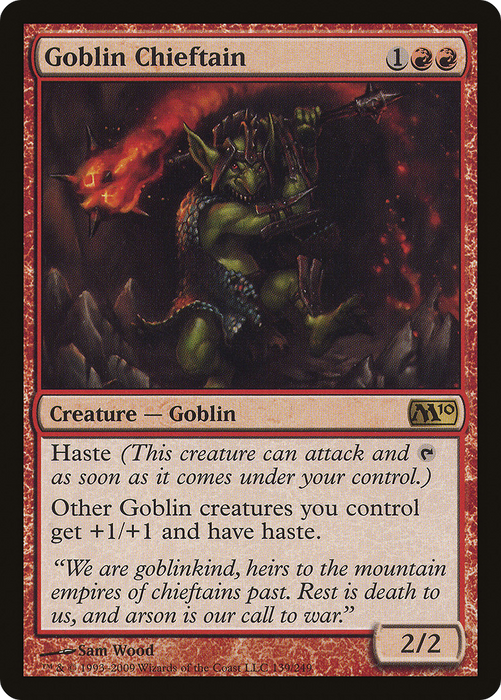 Goblin Chieftain (M10-139) - rare