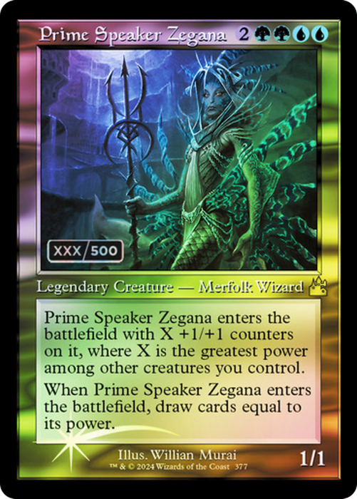 Prime Speaker Zegana (RVR-377Z) - rare - Foil