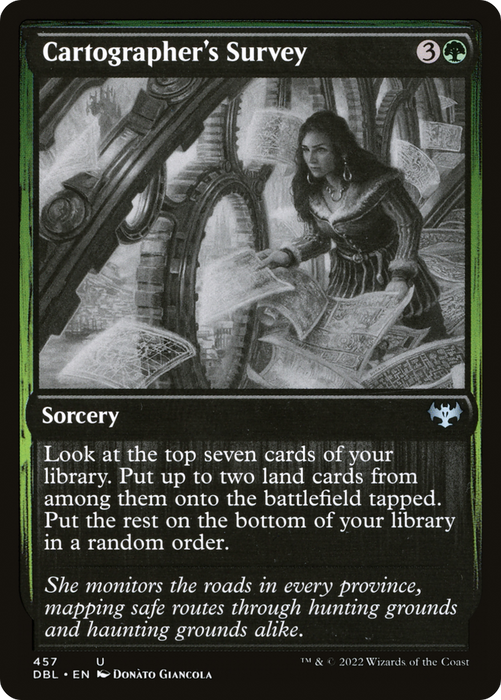Cartographer's Survey (DBL-457) - uncommon - Foil