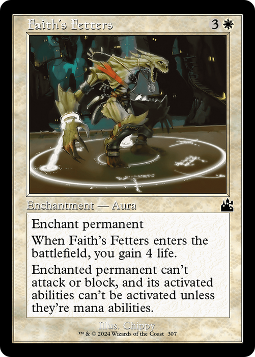 Faith's Fetters (RVR-307) - common - Foil