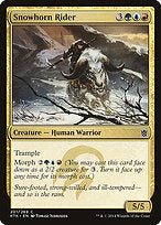 Snowhorn Rider (KTK-201) - common