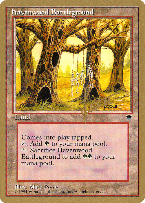 Havenwood Battleground (WCD-BL96) - uncommon