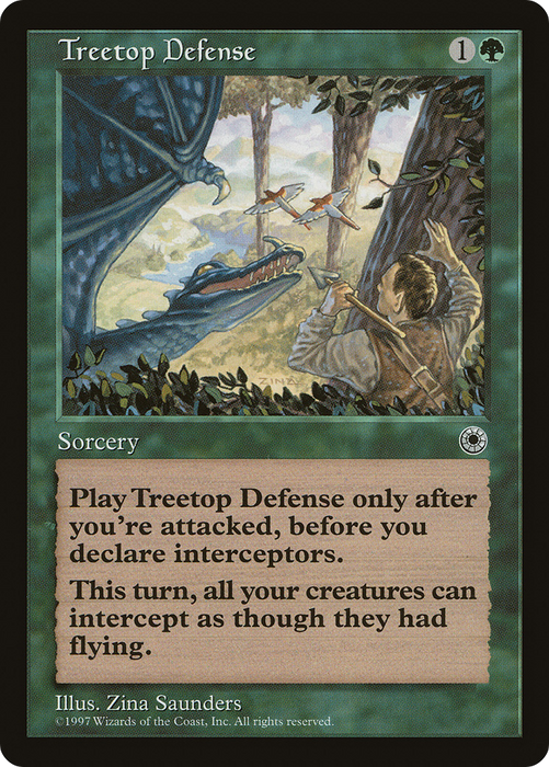 Treetop Defense (POR-190) - rare