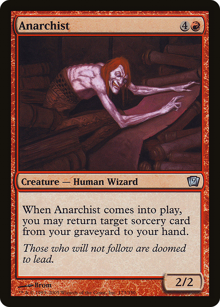 Anarchist (9ED-173★) - uncommon - Foil