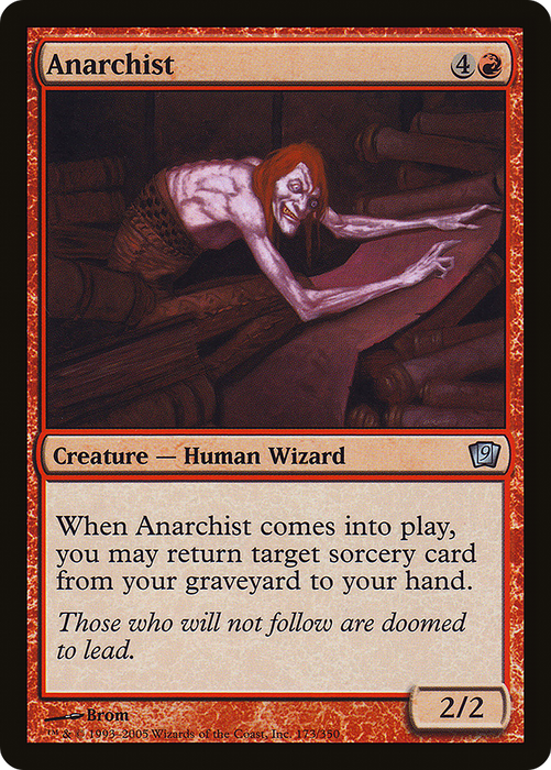 Anarchist (9ED-173★) - uncommon - Foil