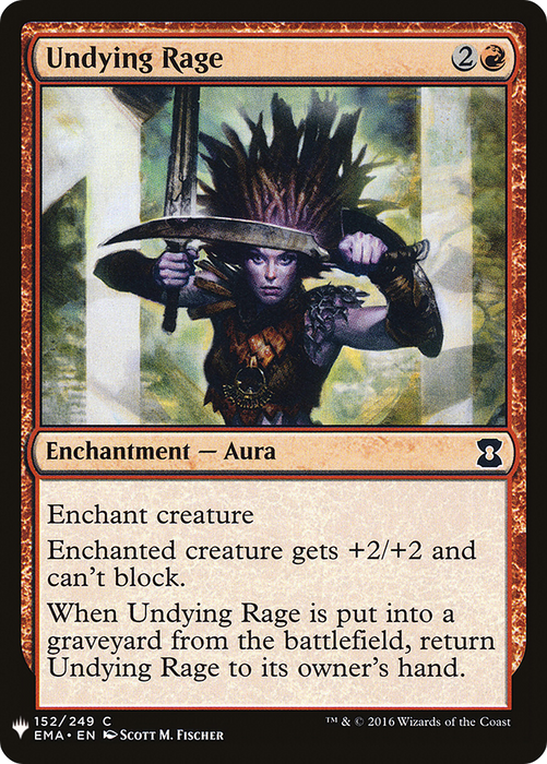 Undying Rage (LIST-EMA-152) - common