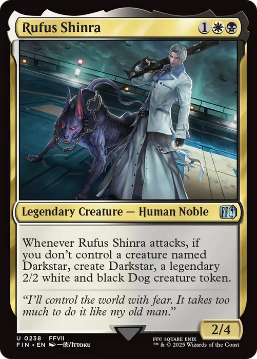Rufus Shinra (FIN-238) - uncommon - Foil