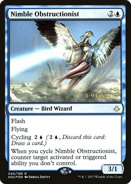 Nimble Obstructionist (PRE-40S) - rare - Foil