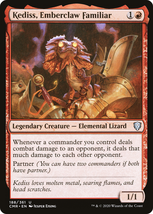 Kediss, Emberclaw Familiar (CMR-188) - uncommon - Foil