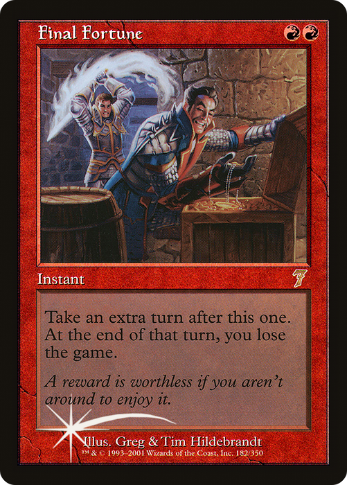 Final Fortune (7ED-182★) - rare - Foil