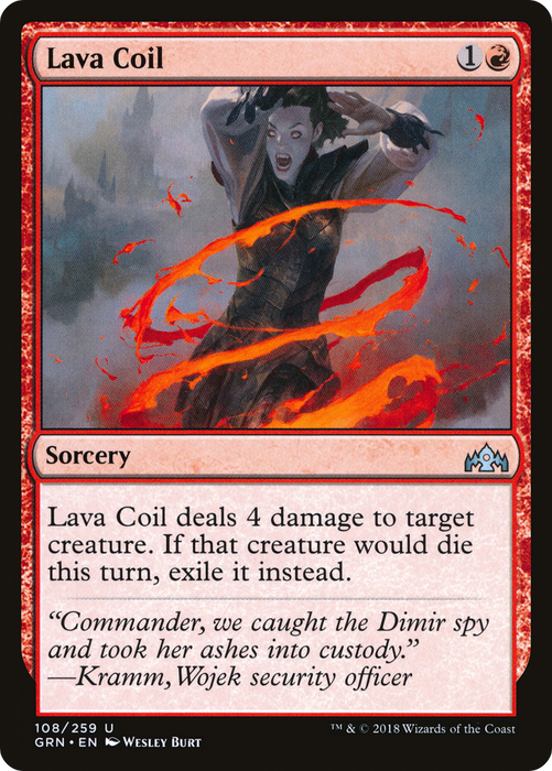 Lava Coil (GRN-108) - uncommon