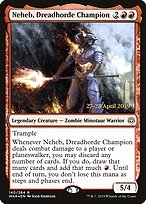 Neheb, Dreadhorde Champion (PRE-140S) - rare - Foil
