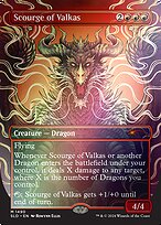 Scourge of Valkas (SLD-1490★) - mythic (Borderless) - Foil