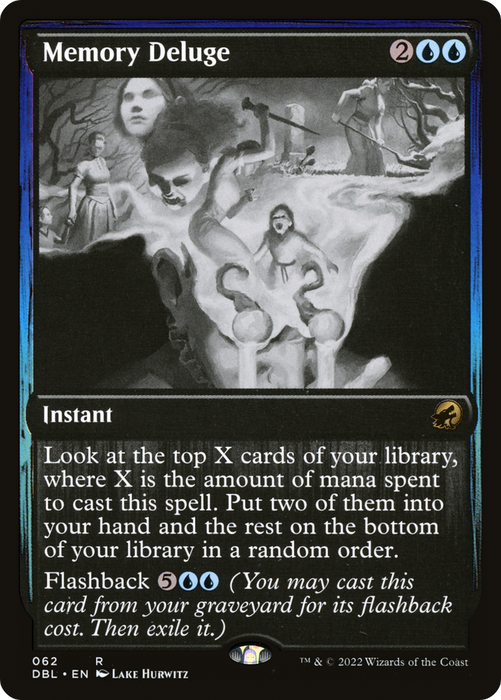 Memory Deluge (DBL-062) - rare - Foil