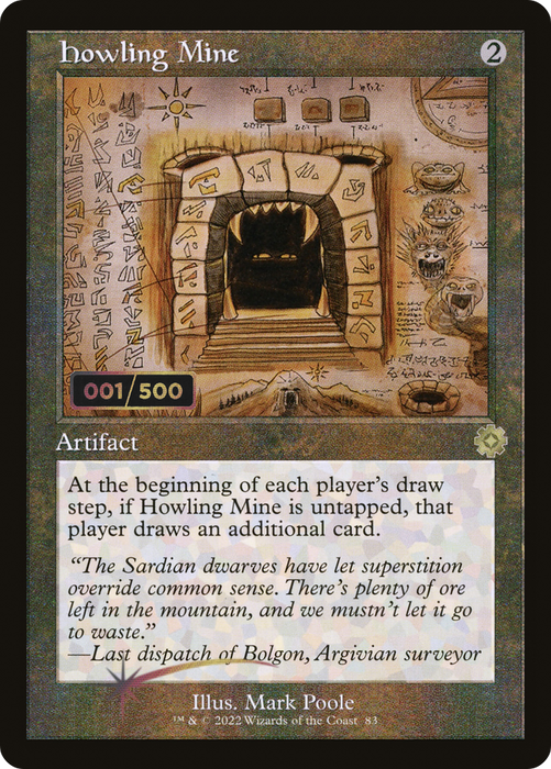 Howling Mine (BRR-83Z) - rare - Foil