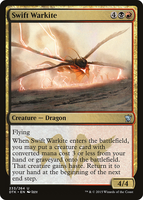 Swift Warkite (DTK-233) - uncommon