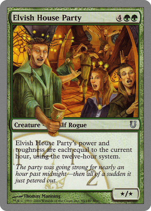 Elvish House Party (UNH-094) - uncommon - Foil
