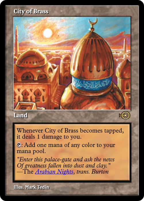 City of Brass (PRM-35952) - rare - Foil