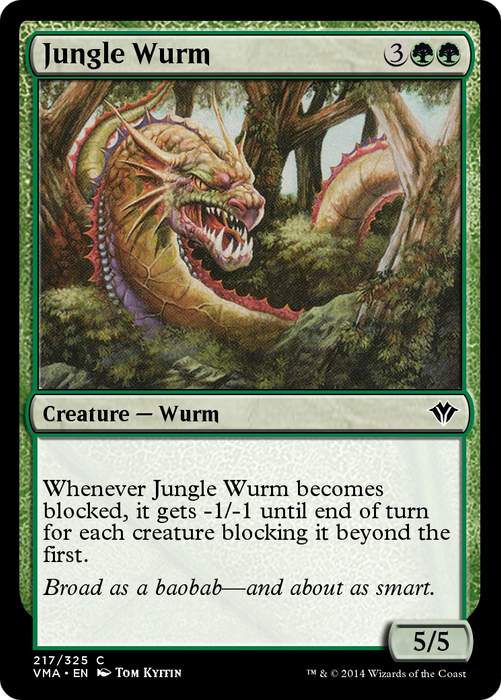 Jungle Wurm (VMA-217) - common - Foil