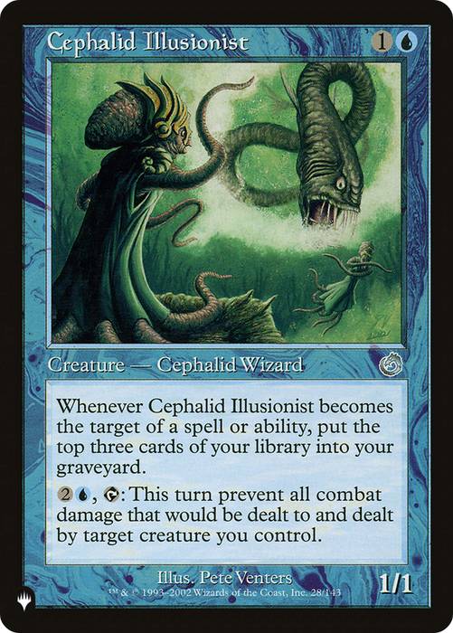 Cephalid Illusionist (LIST-TOR-28) - uncommon