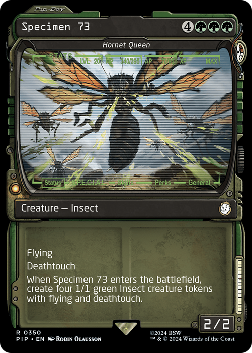 Hornet Queen (PIP-350) - rare / Specimen 73: (Showcase)