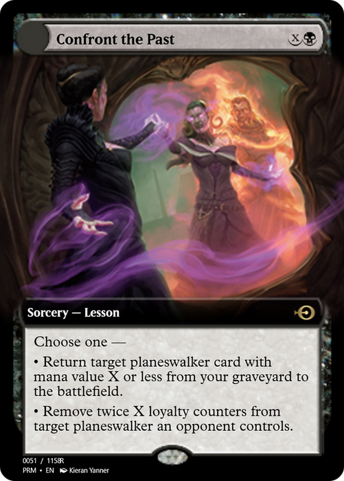 Confront the Past (PRM-90074) - rare: (lesson) - Foil