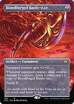 Bloodforged Battle-Axe (2X2-392) - rare (Borderless)