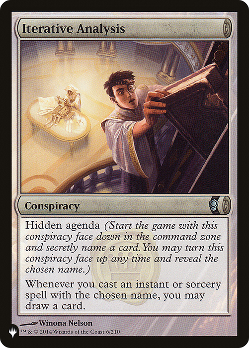 Iterative Analysis (LIST-CNS-6) - uncommon