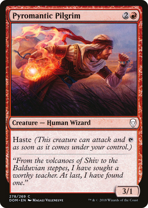 Pyromantic Pilgrim (DOM-278) - common