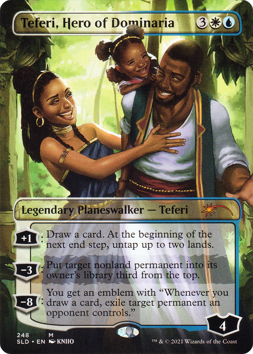 Teferi, Hero of Dominaria (SLD-248) - mythic (Borderless) - Foil