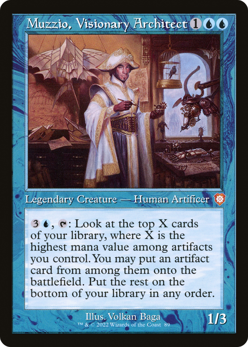 Muzzio, Visionary Architect (BRC-089) - mythic