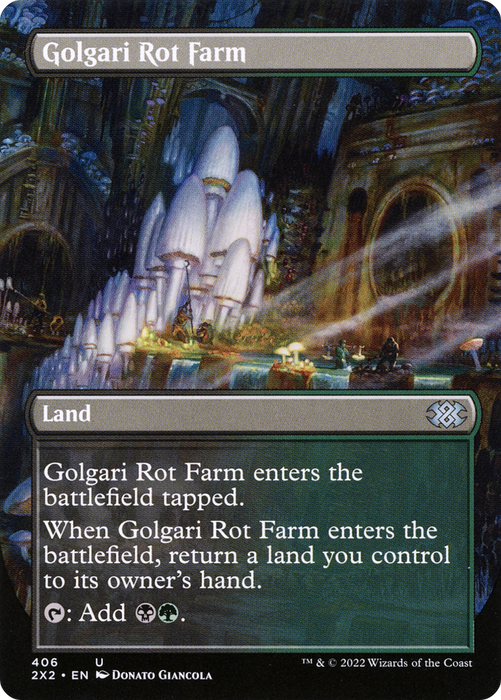 Golgari Rot Farm (2X2-406) - uncommon (Borderless)
