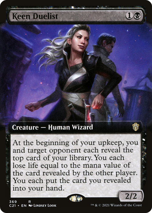Keen Duelist (C21-369) - rare: (Extended Art)