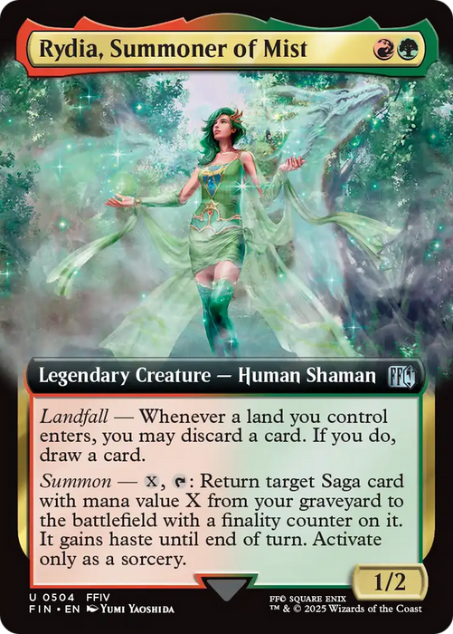 Rydia, Summoner of Mist (FIN-504) - uncommon: (Extended Art)