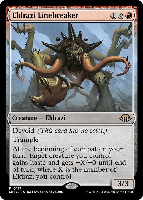 Eldrazi Linebreaker (MH3-117) - rare: (devoid)