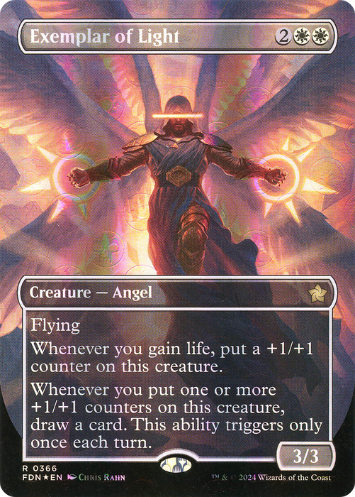 Exemplar of Light (FDN-366) - rare (Borderless) - Foil
