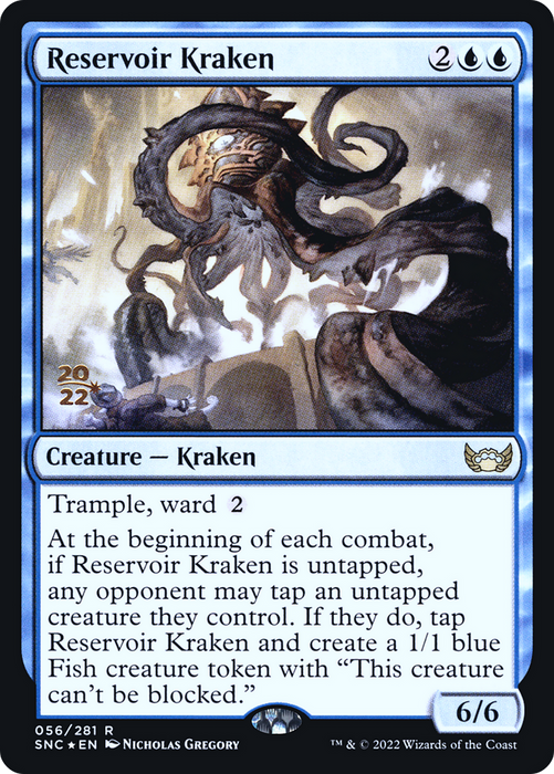 Reservoir Kraken (PRE-56S) - rare - Foil