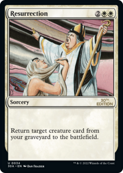 Resurrection (30A-034) - uncommon