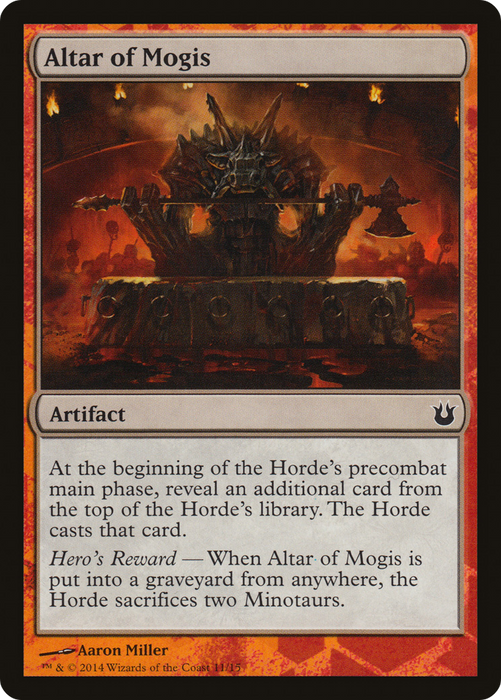 Altar of Mogis (HERO-011) - common