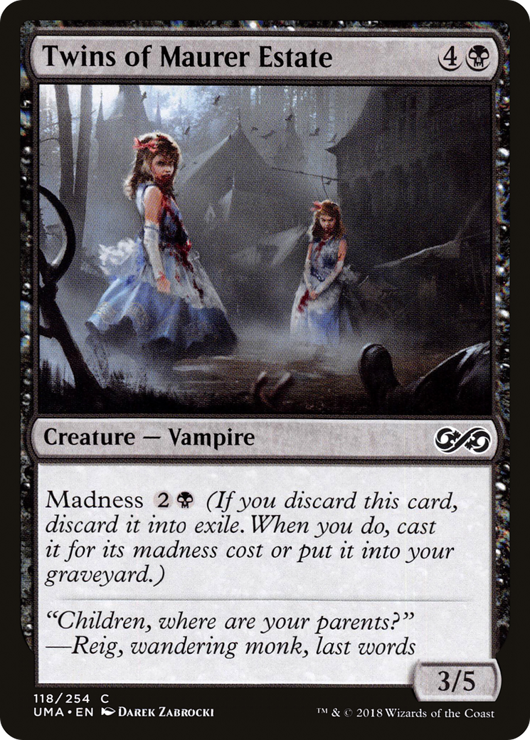Twins of Maurer Estate (UMA-118) - common