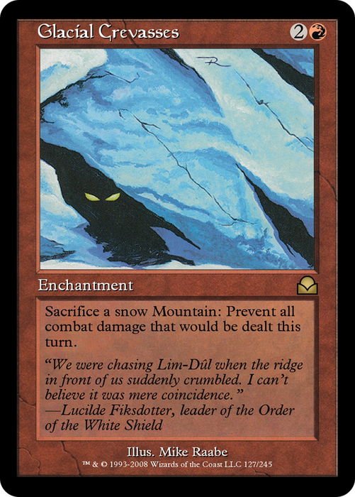 Glacial Crevasses (ME2-127) - rare - Foil