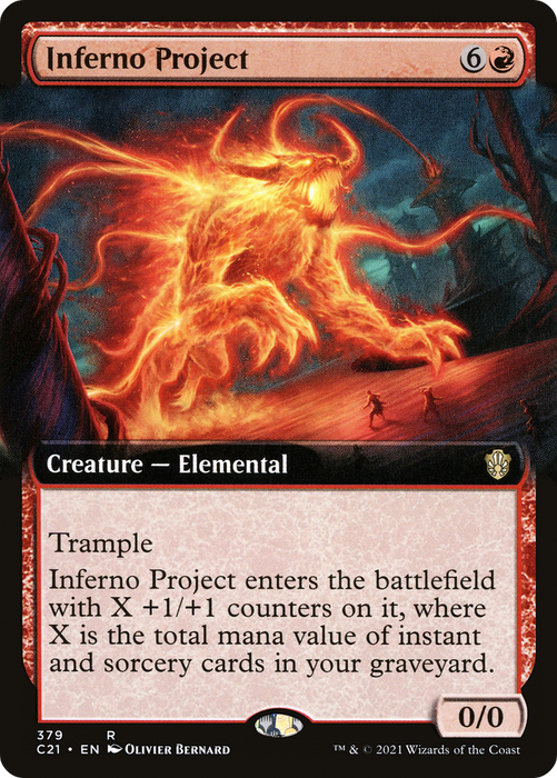 Inferno Project (C21-379) - rare: (Extended Art)