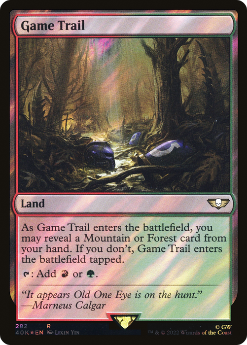 Game Trail (40K-282★) - rare - Foil