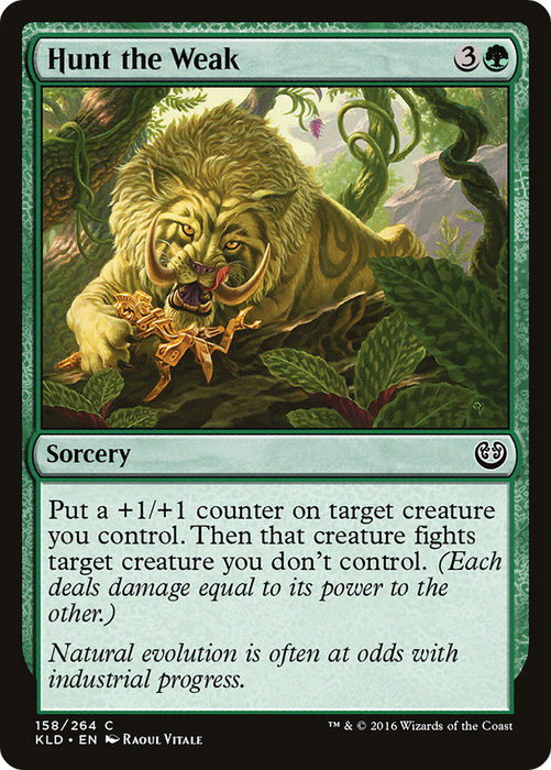 Hunt the Weak (KLD-158) - common