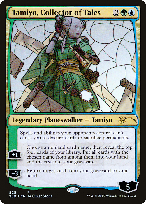 Tamiyo, Collector of Tales (SLD-525) - rare - Foil